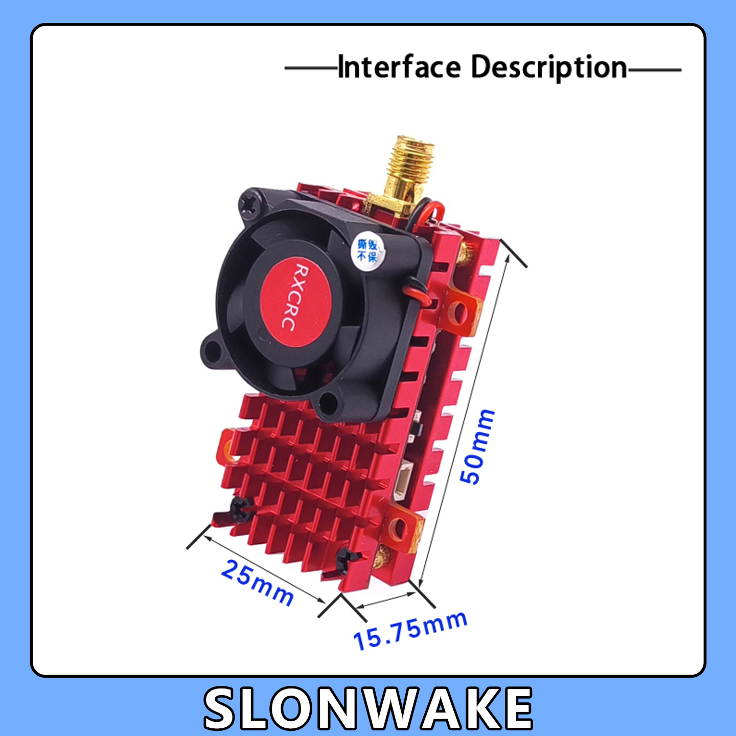 SLONWAKE 5.8G 2W VTX FPV Kamer - Drone Racing Camera ulasan dan harga